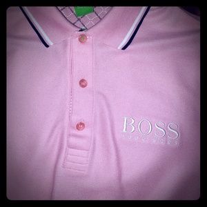 BOSS polo pink